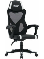 Ігрове крісло Canyon Flow MCH01 Black/White Black/White (CNE-MCH01W)