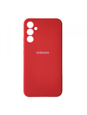 Чохол Silicone Case Silicone Case Full Aquarelle для Samsung Galaxy A16 A166 Red