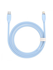 Кабель синхронізації Baseus Jelly Liquid Silica Gel Type-C to Lightning Блакитний 20W 2m Блакитний