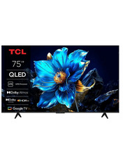 Телевізор TCL P71K 75 4K UHD (3840х2160) Black Так 75" Smart TV Black (75P71K)