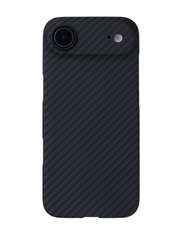 Чохол BeCover FIBRA Carbonite case with MagSafe для Apple iPhone 17 Air Black Black (715407)