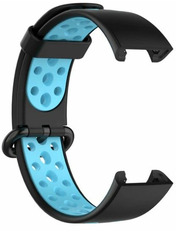 BeCover Vents Style Mi Band 2 Синій Black/Blue (709421)