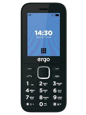 Кнопковий телефон Ergo E241 DS Blue