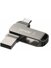 USB накопичувач Lexar D400 64 ГБ 64GB Silver (LJDD400064G-BNQNG)