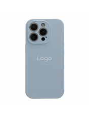 Чохол Silicone Case Full Aquarelle для iPhone 17 Light Blue