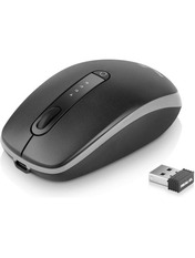 Мишка REAL-EL RM-455W Black/Gray