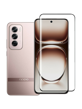Захисне скло PowerPlant 3D для OPPO Reno12 Pro глянсове (GL604873) Black