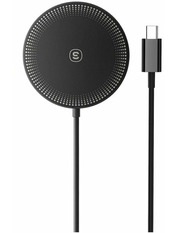 Мережевий зарядний пристрій Essager Wind 2in1 Wireless Charger (1 USB-C) 15W Black (EWXCX-CF01-Z)