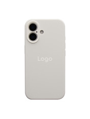 Чохол Silicone Case Full Size with Frame для Apple iPhone 16 White White (6985310274)