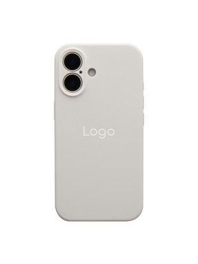Чохол Silicone Case Full Size with Frame для Apple iPhone 16 White (6985310274)