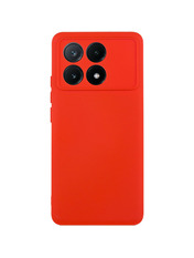 Чохол Silicone Cover Silicone Case Lakshmi Full Camera для Xiaomi Poco X6 Pro Red