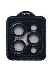 Захисне скло інше Camera METAL для iPhone 14 Pro/14 Pro Max глянсове Titanium Grey