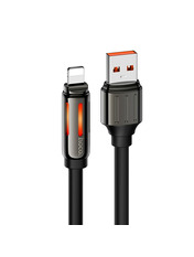 Кабель синхронізації Hoco  U136 PrizeUSB to Lightning Black 12W 1,2m Black