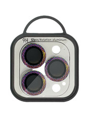 Захисне скло інше Metal Shine на камеру для Apple iPhone 15 Pro (6.1") / 15 Pro Max (6.7") глянсове