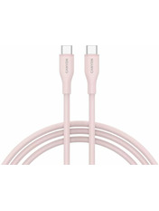 Кабель синхронізації Canyon  CC60SC10Type-C to Type-C Pink 60W 1m Pink (CNS-CC60SC10PS)