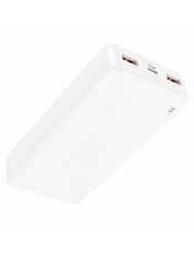 Павербанк Borofone BJ56A Graceful 1xUSB-C + 2xUSB-A 22,5W 20000mAh White