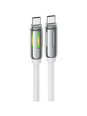 Кабель синхронізації Hoco U136 PrizeType-C to Type-C White 60W 1,2m White