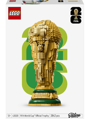 Lego Editions Football Офіційний трофей чемпіонату світу з футболу FIFA 2842 деталі (43020)