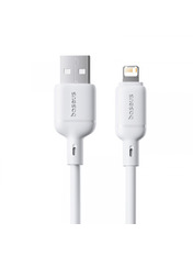 Кабель синхронізації Baseus Silky USB to Lightning White 12W 2m White (P10377702213-01)