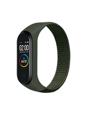 BeCover Nylon Style Mi Band 5/6/7 Зелений Khaki (707661)