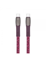 Кабель синхронізації RivaCase  PS6105 RD12Type-C to Type-C 60W 1,2m Red