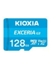 Карта пам'яті Kioxia Exceria G3 microSDXC 128GB UHS-I U3 + SD-adapter (LMEX3L128GG2)