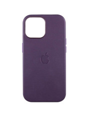 Чохол Leather Case with MagSafe and Animation для Apple iPhone 15 Dark Purple
