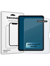 Захисне скло BeCover Matte Anti-Glare Apple iPad Pro 11" M5 (2025) (715948) Захисне скло для планшетів
