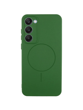 Чохол Silicone Cover Lakshmi Full Camera (AA) with Magnetic Fit для Xiaomi Redmi 15 EU Dark Green (6938172504)