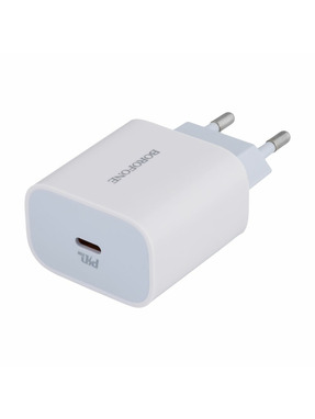 Мережевий зарядний пристрій Borofone BA38A Plus Speedy (1 USB-C) 20W White