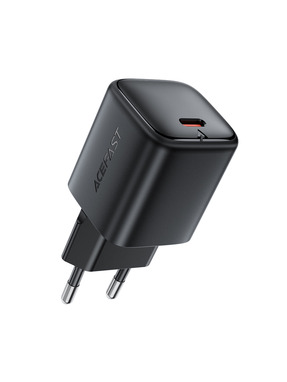 Мережевий зарядний пристрій ACEFAST A136 GAN (1 USB-C) 40W Black (6974316286233)