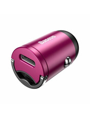 Автомобільний зарядний пристрій Baseus Tiny Star Mini 30W 1 USB-A Pink 1 USB-A Pink (VCHX-A04) Відсутній