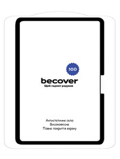 Захисне скло BeCover 10D Apple iPad Pro 13 2024 (711678) Захисне скло для планшетів