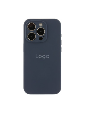 Чохол Silicone Case Full Size with Frame для Apple iPhone 15 Pro Dark Blue (6983157204)