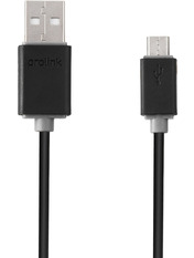 Кабель синхронізації ProLink PB487-0150USB to microUSB 1,5m Black