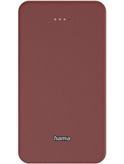 Павербанк Hama Colour 20 1xUSB-C + 1xUSB-A 20000 15 Red 15W 20000mAh Red (201717)