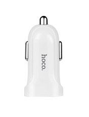 Автомобільний зарядний пристрій Hoco Z2 24W MicroUSB 1 USB-A +кабель MicroUSB White 1 USB-A White