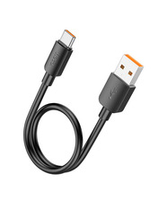 Кабель синхронізації Hoco X96 Hyper USB to Type-C Black Ні 0,25 100W 0,25m Black