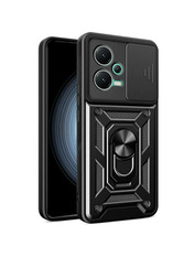 Чохол Camshield Serge Ring Magnet для Xiaomi Poco X5 5G/Note 12 5G Black