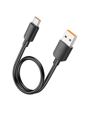 Кабель синхронізації Hoco X96 Hyper USB to Type-C 100W 0,25m Black