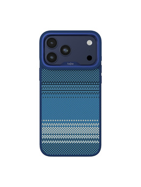 Чохол Kajsa Resort Collection Gradient Stripe with MagSafe Plus O-Ring для Apple iPhone 17 Pro Blue (6938104725)