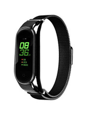 Pino Milanese Loop Xiaomi Mi Band 5/6 Чорний Black