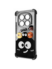 Чохол Wave Winkie для Xiaomi Redmi Note 14 Pro 4G (162.2mm) Black/Splash Black/Splash (6973184025)