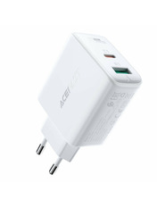 Мережевий зарядний пристрій ACEFAST A5 (1 USB-A + 1 USB-C) 32W White (AFA5W)