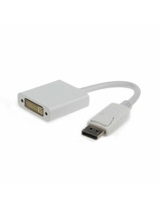 Відео адаптер Cablexpert A-DPM-DVIF-002 DisplayPort (M) to DVI (F) White White (A-DPM-DVIF-002-W)