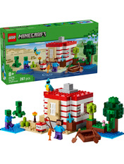 Lego Minecraft Будинок з вибухівки в джунглях 287 деталей (21275) Конструктори