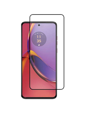 Захисне скло PowerPlant Full Screen для Motorola Moto G84 глянсове (GL603838) Black