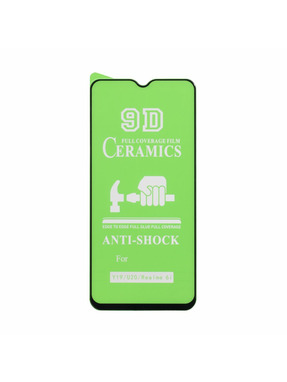 Захисне скло Ceramic для Realme 6i глянсове Black