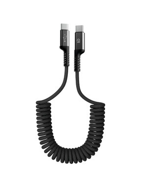 Кабель синхронізації ArmorStandart AR17 Spiral Type-C to Type-C 15W 1m Black (ARM75392)
