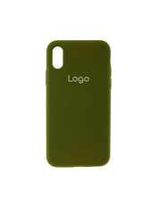 Чохол Silicone Case Full Size (AA) для Apple iPhone X/XS Army Green Army Green (6958310247)